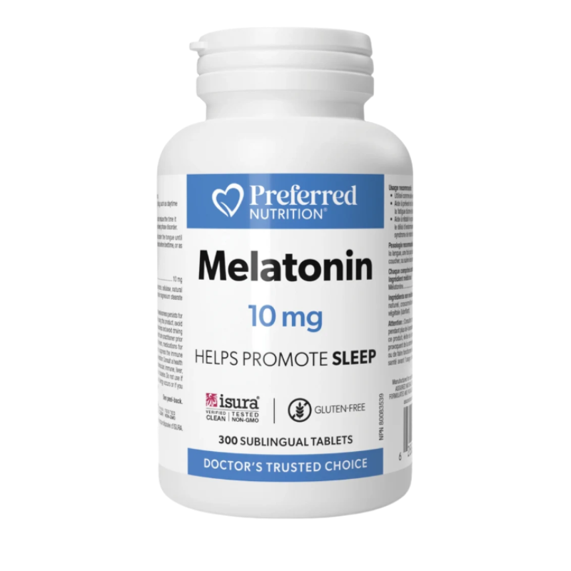 Preferred Nutrition Melatonin 10mg 300 Sublingual Tablets