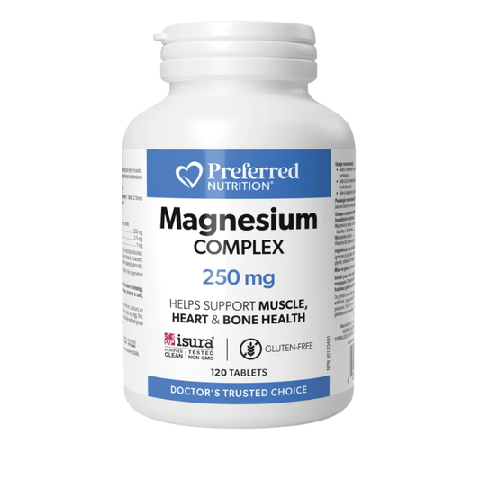 Preferred Nutrition Magnesium Complex 250mg 120 Tablets