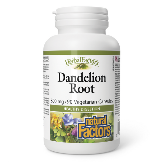 Natural Factors HerbalFactors® Dandelion Root 90 VCapsules