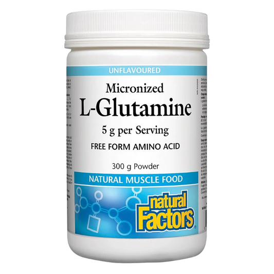 Natural Factors Micronized L-Glutamine 300 g
