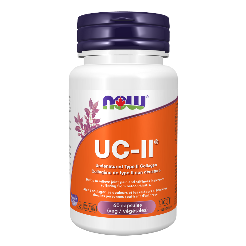 NOW UC-II Undenatured Collagen 40 mg 60 Capsules