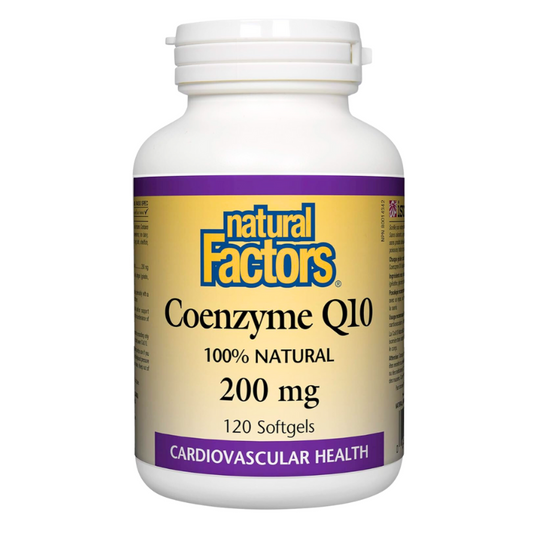 Natural Factors Coenzyme Q10 200mg 120 Softgels