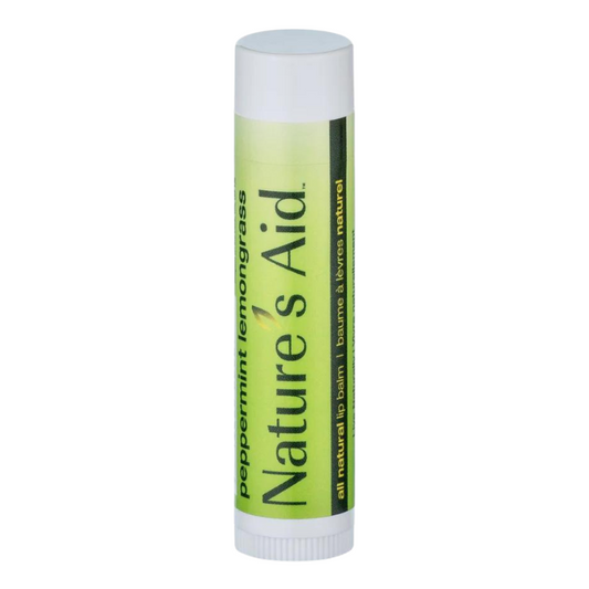Nature's Aid Peppermint Lemongrass Lip Balm 4.25g