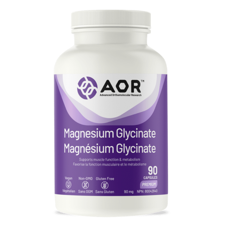 AOR Magnesium Glycinate 90mg 90 VCapsules