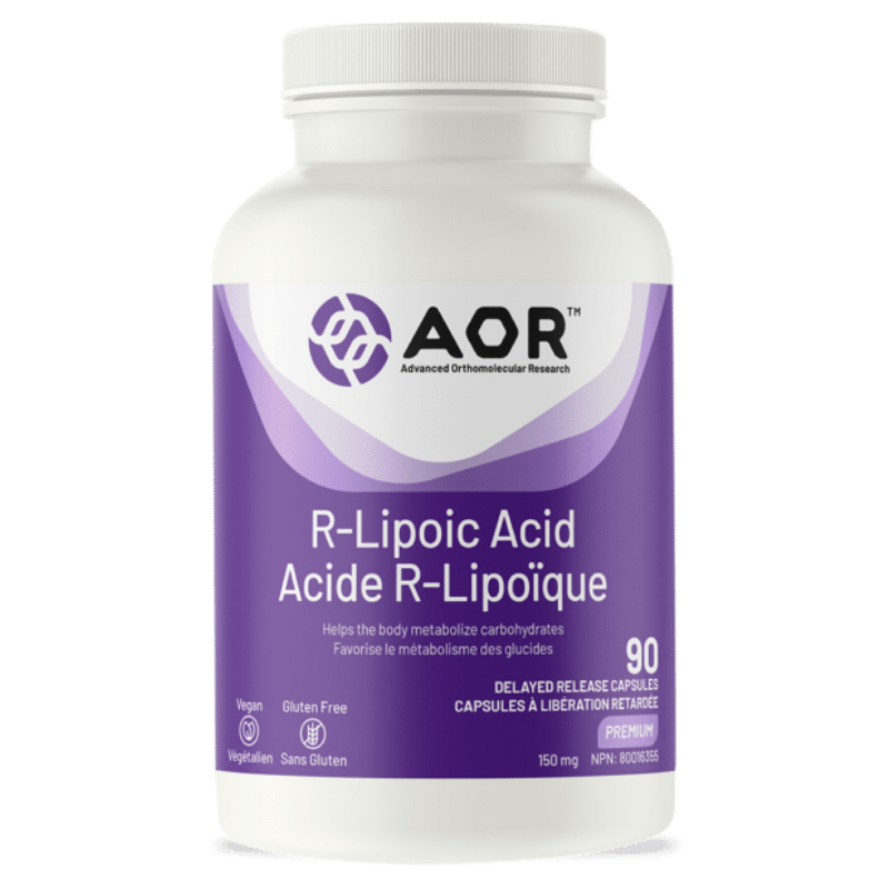 AOR R- Lipoic Acid 150mg 90 Vegetarian Capsules