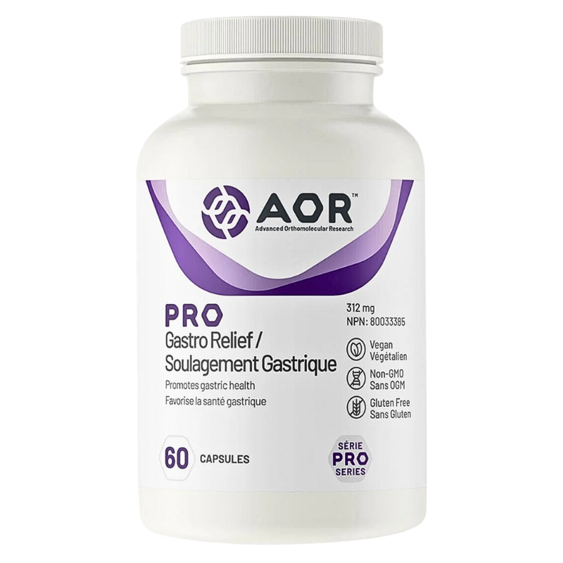 AOR PRO Gastro Relief 60 Vegetarian Capsules