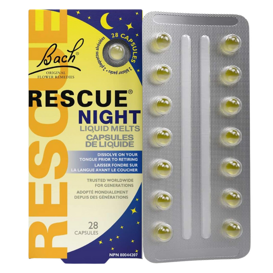 Bach Rescue Night Liquid Melts 28 Capsules