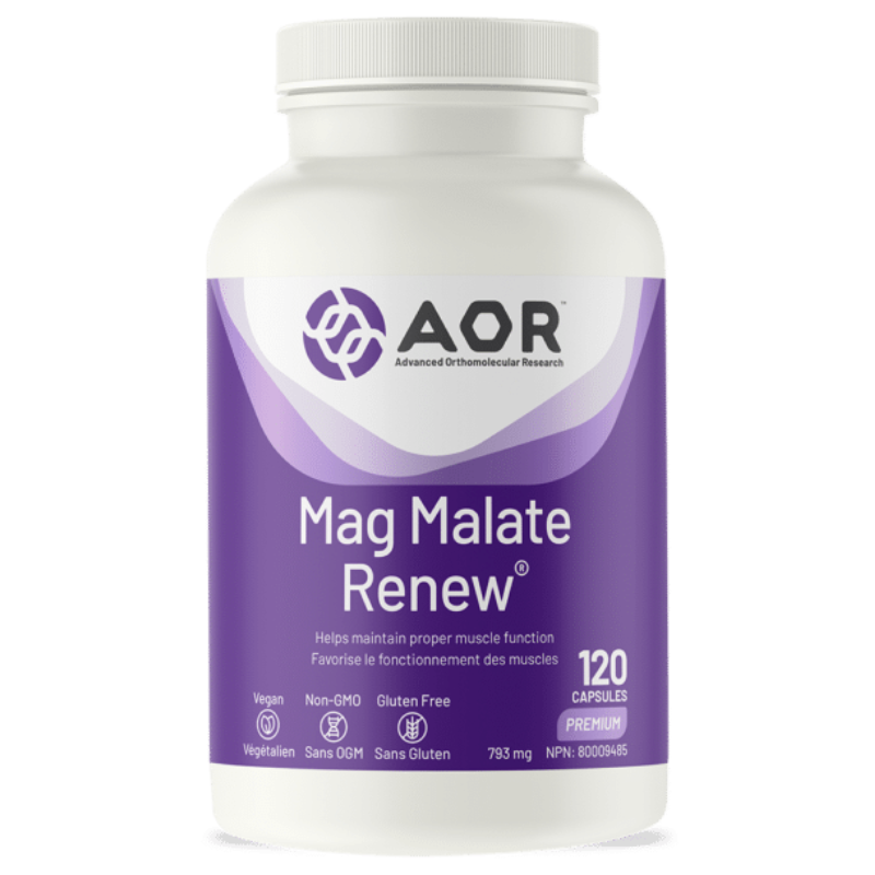 AOR Mag Malate Renew 240 Vegetarian Capsules