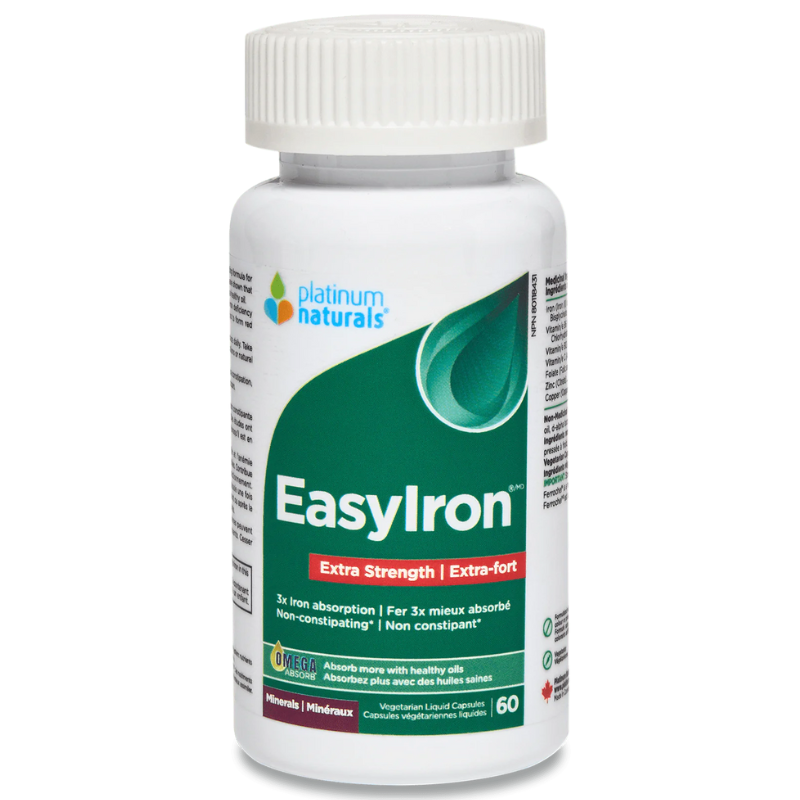 Platinum EasyIron Extra Strength 60 Softgels