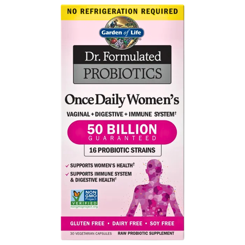 Garden of Life Dr. Formulated Once Daily Women's 50 Billion 30 Vegetarian Capsules