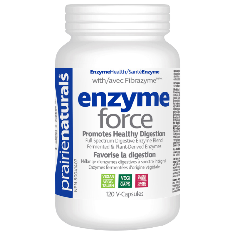 Prairie Naturals Enzyme Force 60 Vegetarian Capsules