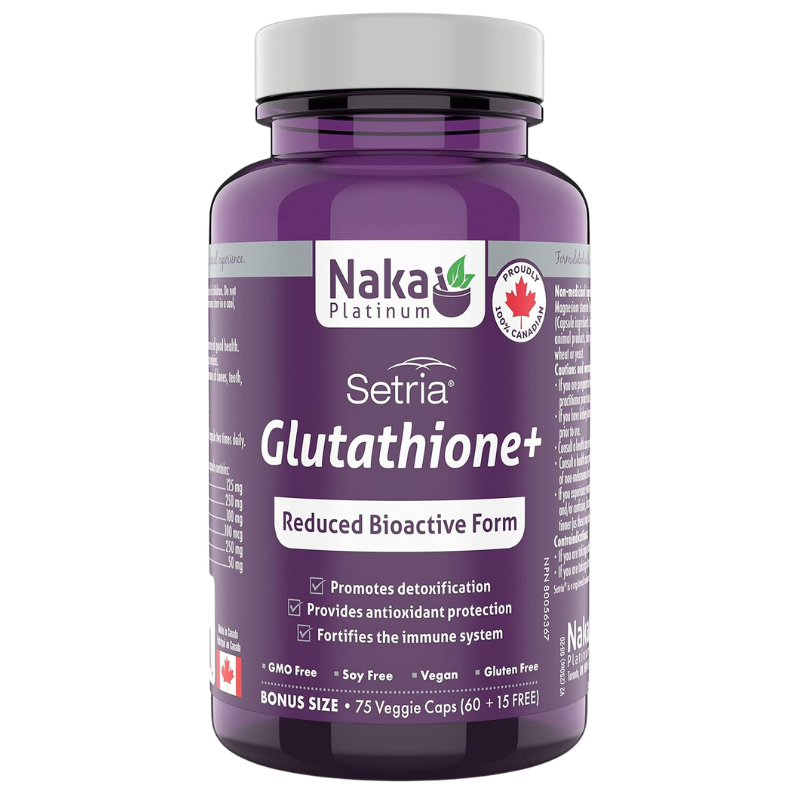 Naka Platinum Setria Glutathione+ 75 Vegetarian Capsules