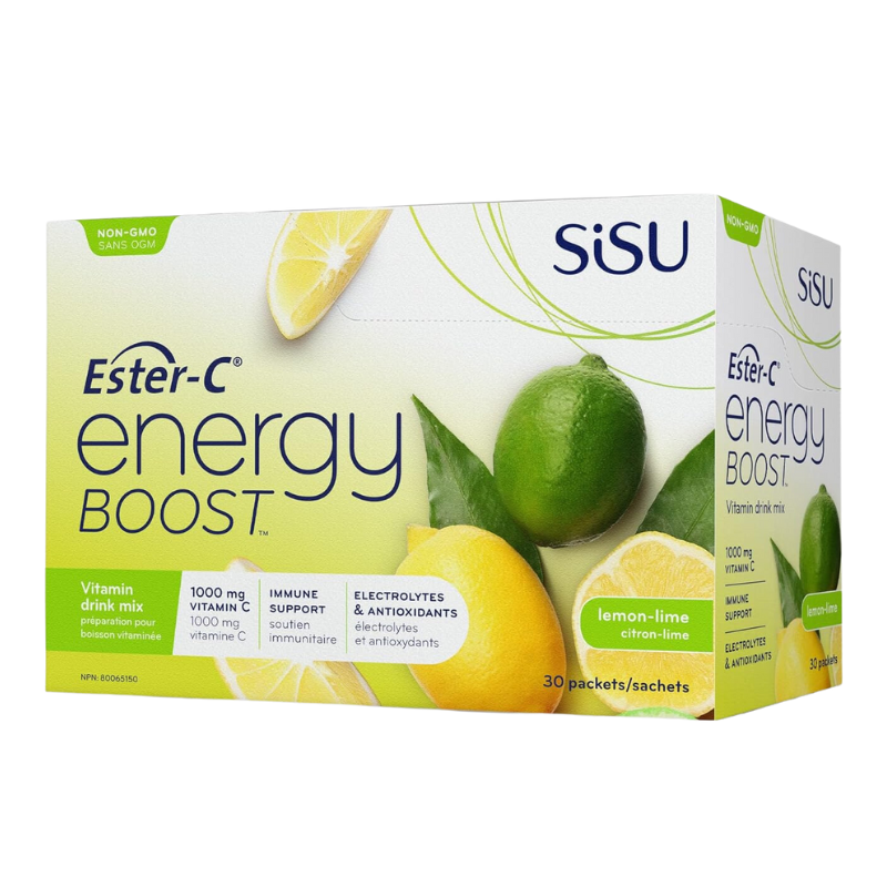 Sisu Ester C Energy Boost Lemon Lime BOX (30 packets)