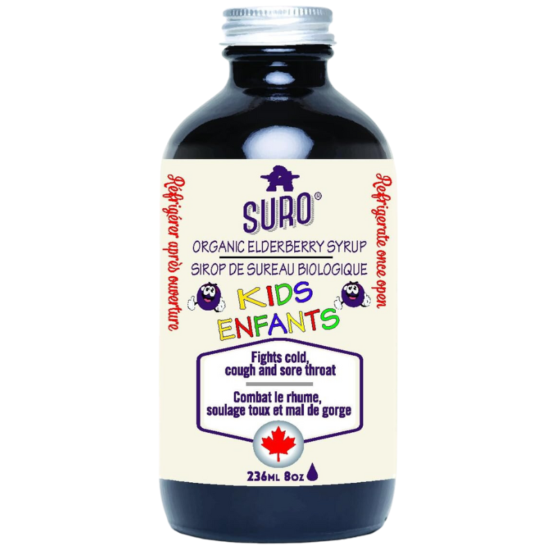 Suro Organic Elderberry Syrup for Kids 236ml