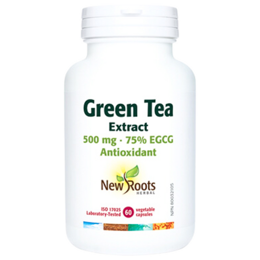 [限時6折] New Roots 綠茶素 500mg 75% EGCG 60 粒