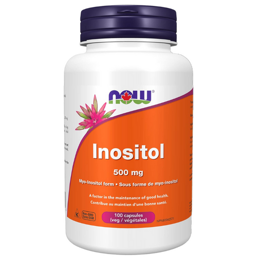 Now Inositol 500 mg 100 Capsules