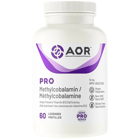 AOR PRO Methyl B12 5mg 60 Lozenges