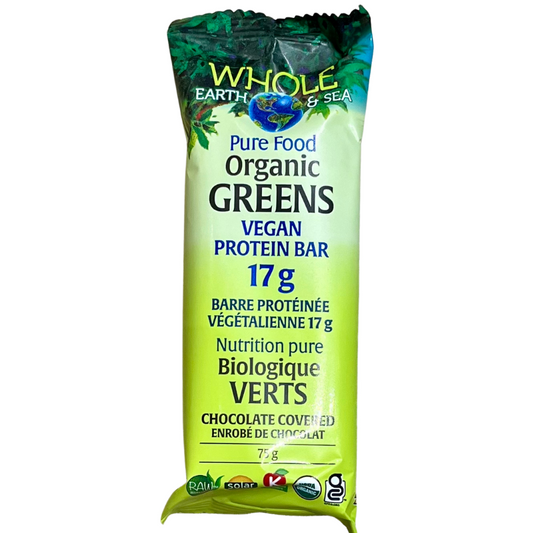 Natural Factors WES Green Protein Single Bar