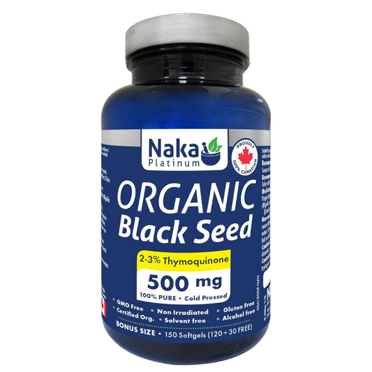 Naka Platinum Organic Black seed 500mg 150 softgels