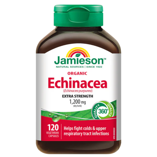 Jamieson Organic Echinacea 1200 mg 120 Capsules