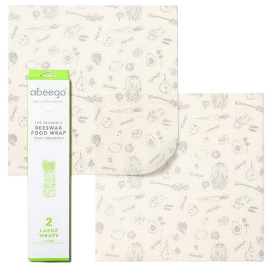 Abeego Beeswax Food Wrap Large x 2