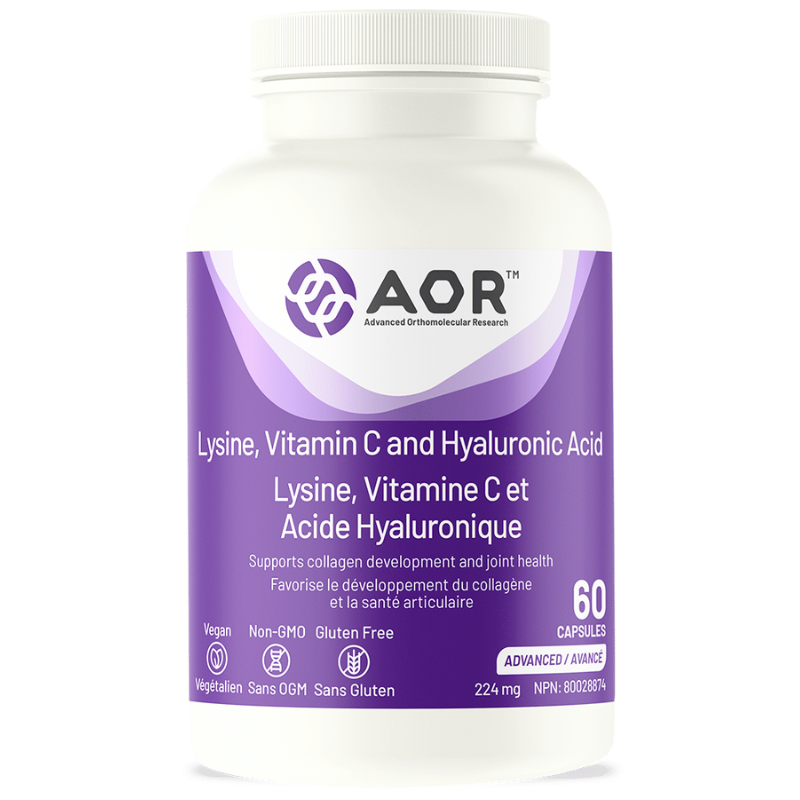 [15% OFF] AOR Lysine, Vitamin C & Hyaluronic Acid 60 Capsules