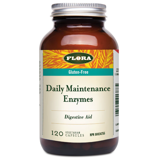 Flora Daily Maintenance Enzymes 120 Capsules