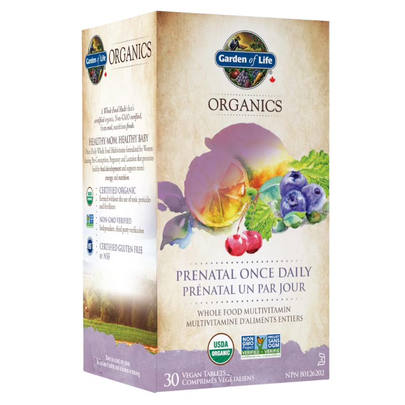 Garden of Life MyKind Organics Prenatal Once Daily 30 Vegan Tablets