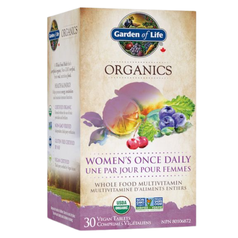 Garden of Life MyKind Organics Multivitamin Women's Once Daily 30 Vegan Tablets