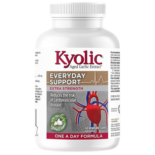 Kyolic Extra Strength 1000mg One A Day 60 Vegetable Tablets