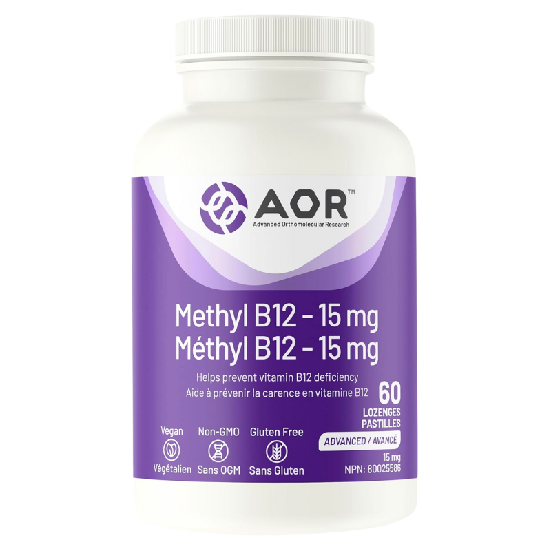 [20% OFF] AOR Methylcobalamin B12 Ultra 15mg 60 Lozenges