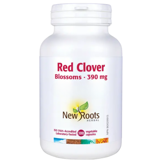 New Roots Red Clover Blossoms 390mg 100 VCaps