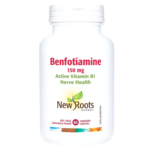 New Roots Benfotiamine Vitamin B1 60 Capsules