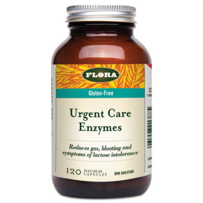 Flora Urgent Relief Enzyme 120 Caps
