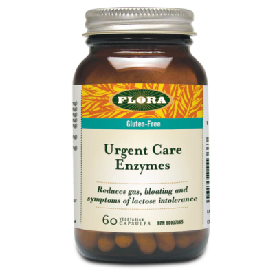 Flora Urgent Care Enzymes 60 Veggie Caps