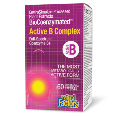 Natural Factors BioCoenzymated Active B Complex 60 VCaps