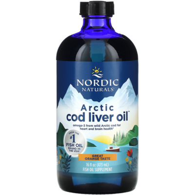 Nordic Naturals Arctic Cod Liver Oil™ Orange Flavour 473 ml
