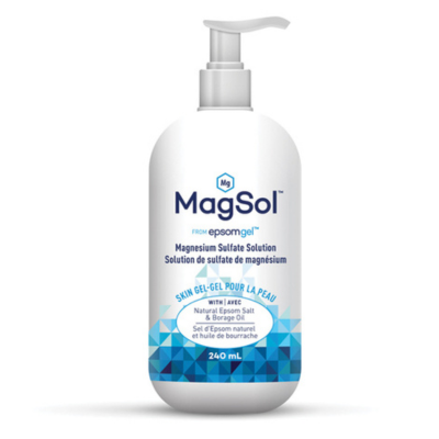 Epsom Gel MagSol Magnesium Sulfate 240 ml