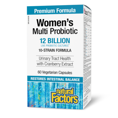 Natural Factors Women's Multi Probiotic 12 Billion 60 VCaps