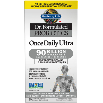 Dr. Formulated Probiotics Once Daily Ultra 90 Billion Shelf 30 VCaps