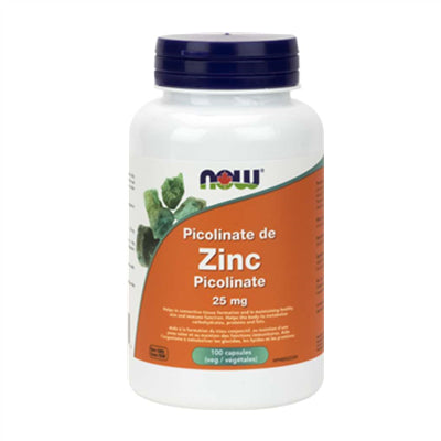 Now Zinc Picolinate 25mg 100 Capsules