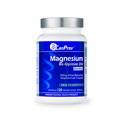 CanPrev Magnesium Bis-Glycinate 200mg Gentle 120 VCapsules