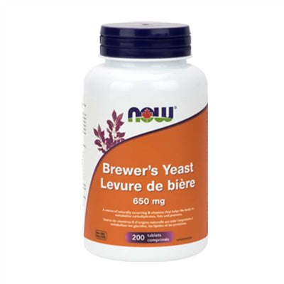 Now Brewer's Yeast 650 mg 200 Tablets