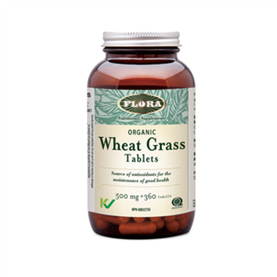 Flora Organic Wheat Grass 360 Tablets
