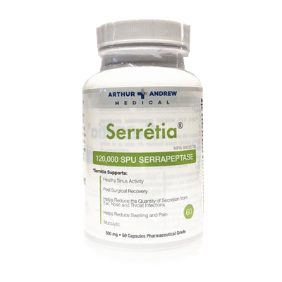 Arthur Andrew Serratia 500mg 60 Capsules