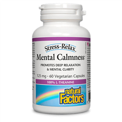 Natural Factors Mental Calmness L-Theanine 125 mg 60 VCapsules