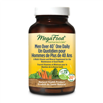 MegaFood Men Over 40 One Daily 72 Tablets