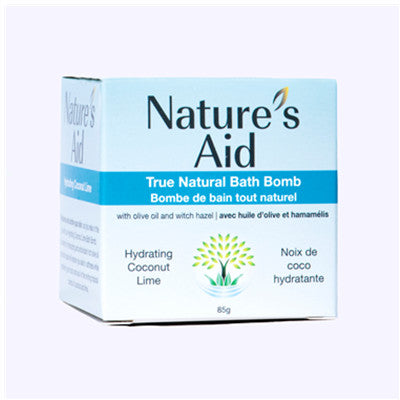 Nature's Aid Bath Bomb Hydrating Coconut Lime 85g