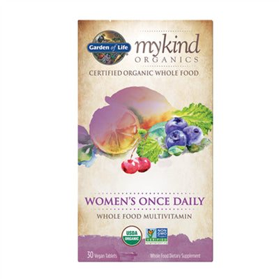Garden of Life MyKind Organics Multivitamin Women's Once Daily 30 Vegan Tablets