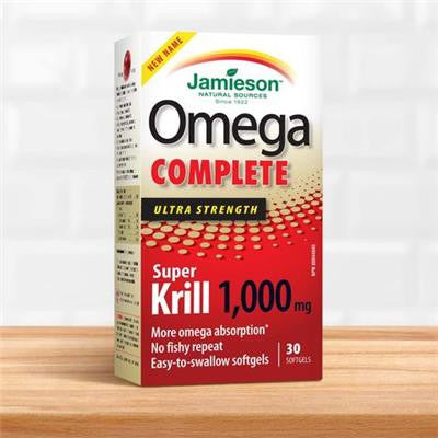 Jamieson Super Krill Oil 1000 mg 30 softgels